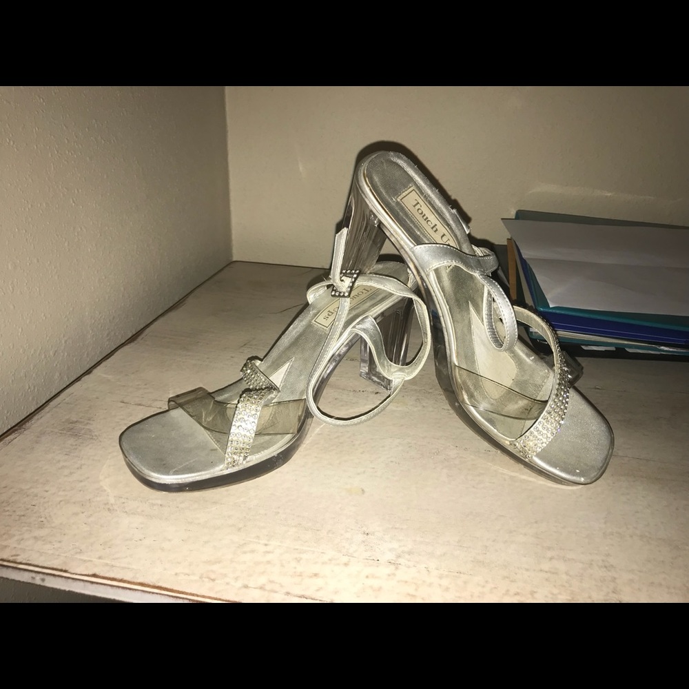 Clear heels
